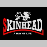 Skinhead a Way of Life  - čierna zimná letecká bunda BOMBER typu MA-1 z pevného materiálu s masívnym zipsom na zapínanie 100%nylón, čiastočne vodeodolná